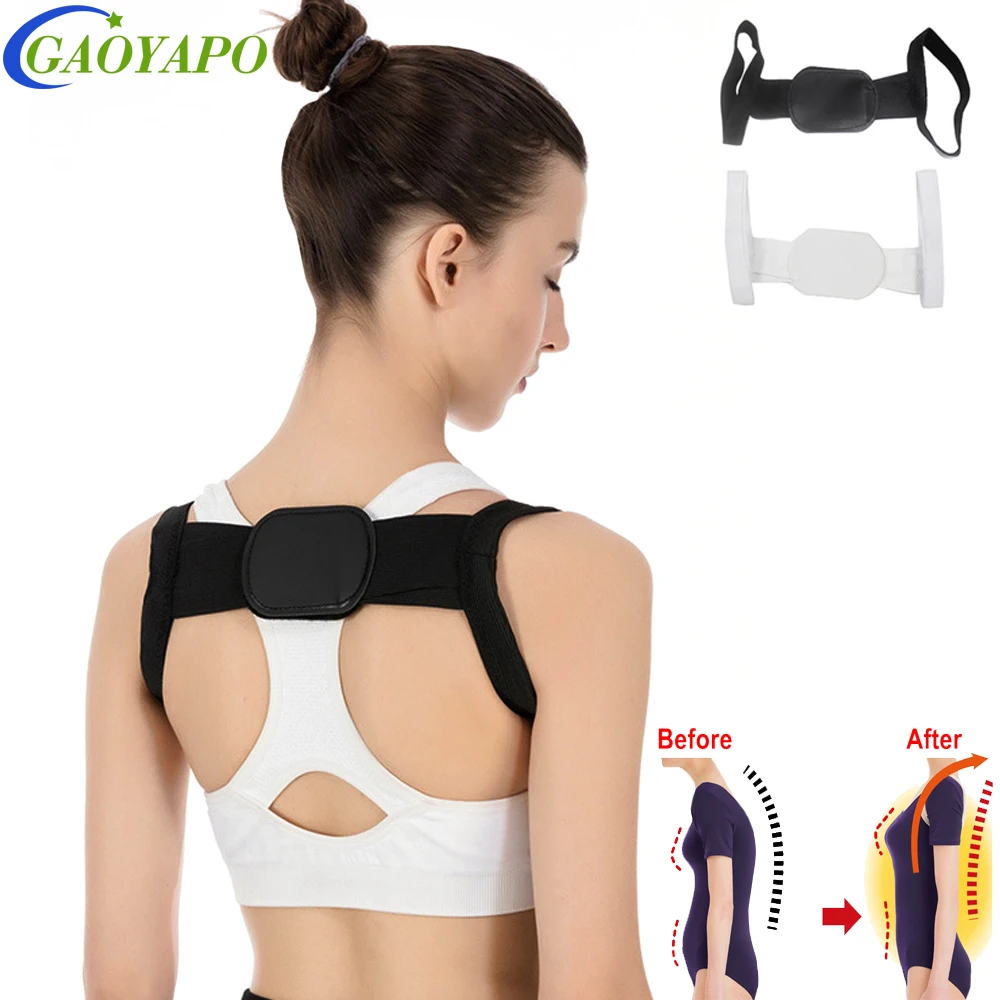 1Pcs Posture Back Straightener for Women Men,Upper Back Support,Clavicle Shoulders Support Back Posture Brace for Under Clothes