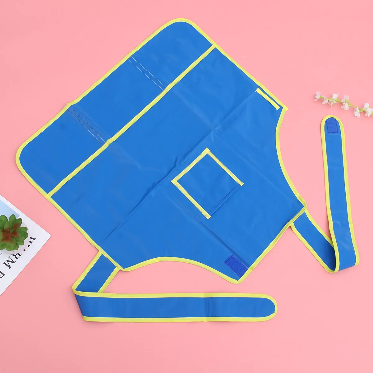 3ピース子供用ペイントエプロン-防水プレミアムプラスチック製スモック-描画、絵画、工作、料理、グリル、バーベキュー、汚れ防止に最適