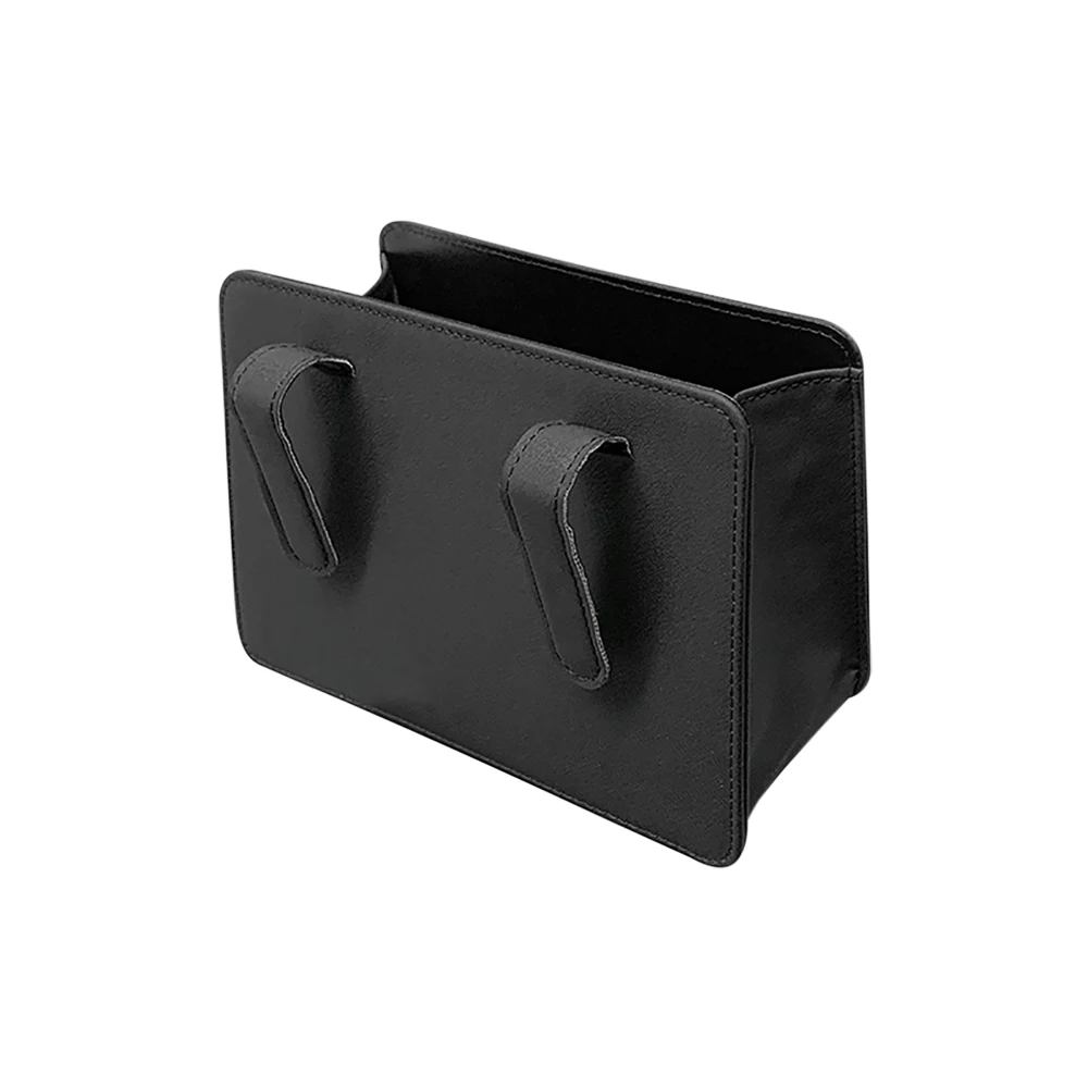 PU Leather Car Side Door Storage Box Auto Waterproof Phone Pocket Pouch Car Seat Side Organizer Hanging Storage Bag