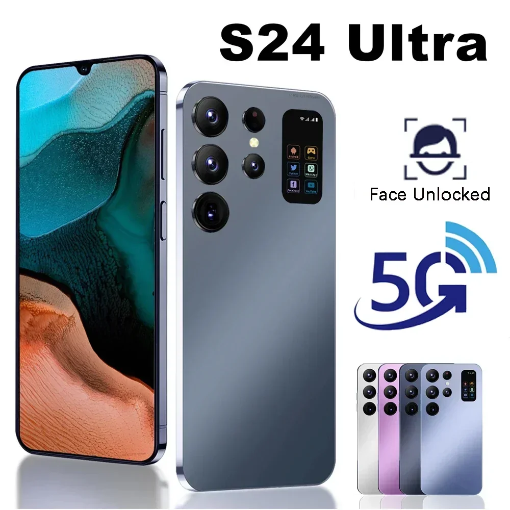 

Смартфон S24 Ultra, 16 + 1 ТБ, 7800 мАч, Android 7,0, две SIM-карты