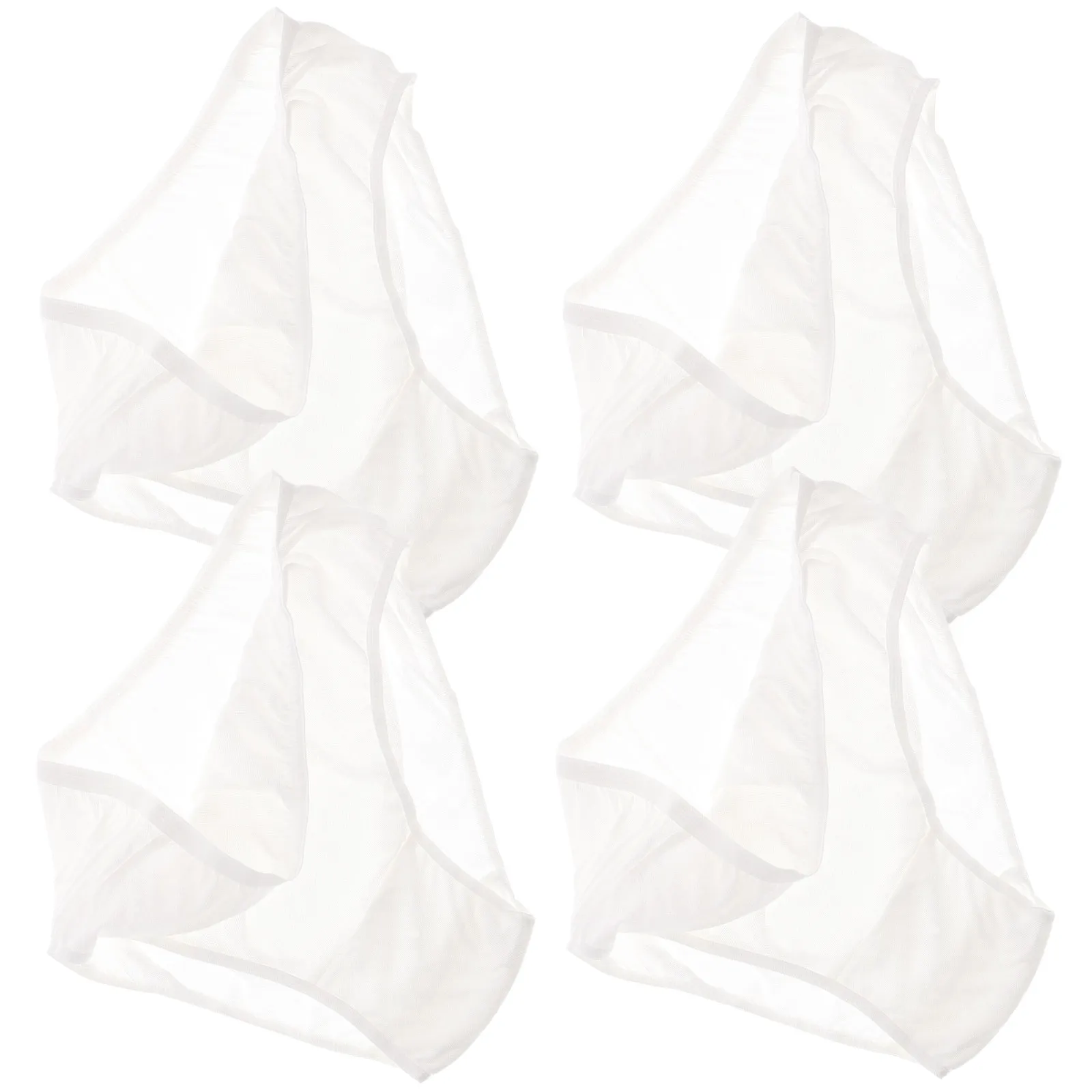 4 piezas de ropa interior desechable de algodón transpirable para maternidad y posparto, bragas elásticas y cómodas para el período, ropa interior de algodón