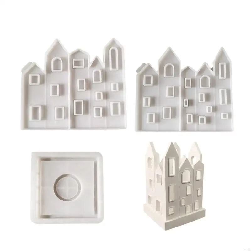 N0HE Sturdy Silicone Mold Craft Supplies for Unique House Shaped Night Lamps