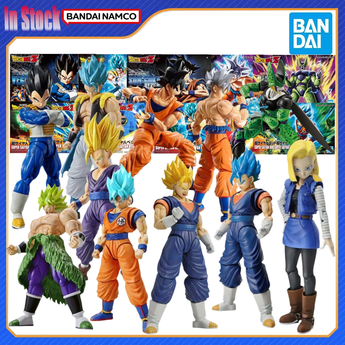 

Оригинальная фигурка Bandai Dragon Ball FRS 1/12 Vegeta Goku Gohan Broly Gogeta 18, наборы моделей, подарок для детей, игрушки для мальчиков