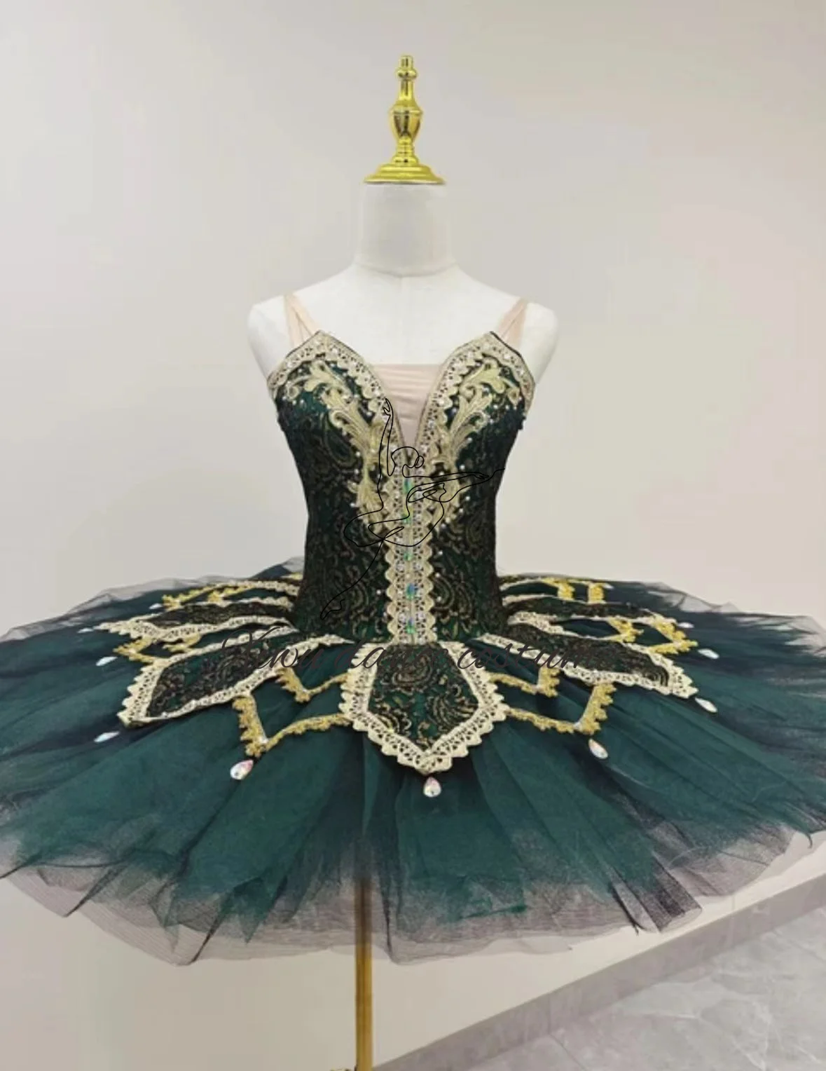 Abito da balletto da competizione di fascia alta in costume da balletto professionale di alta qualità su misura