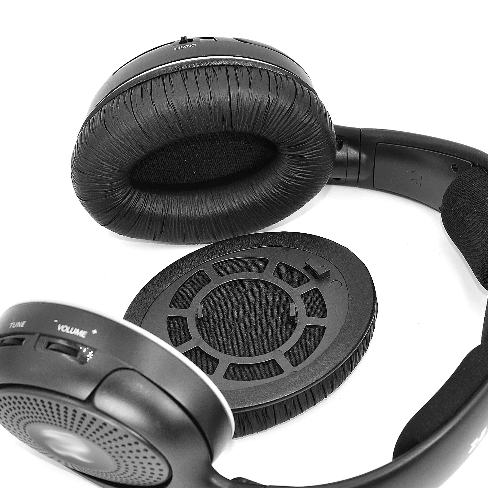 جديد لينة رغوة البروتين الجلود بطانة للأذن متوافقة مع Sennheiser RS120 100 110 115 117 119 سماعة غطاء للأذنين إصلاح أجزاء ،