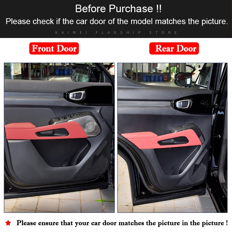 For Haval KuGou 2022 2023 2024 2025 Car Door Anti Kick Pad Leather Protection Film Protector Stickers Carbon Trim Accessories