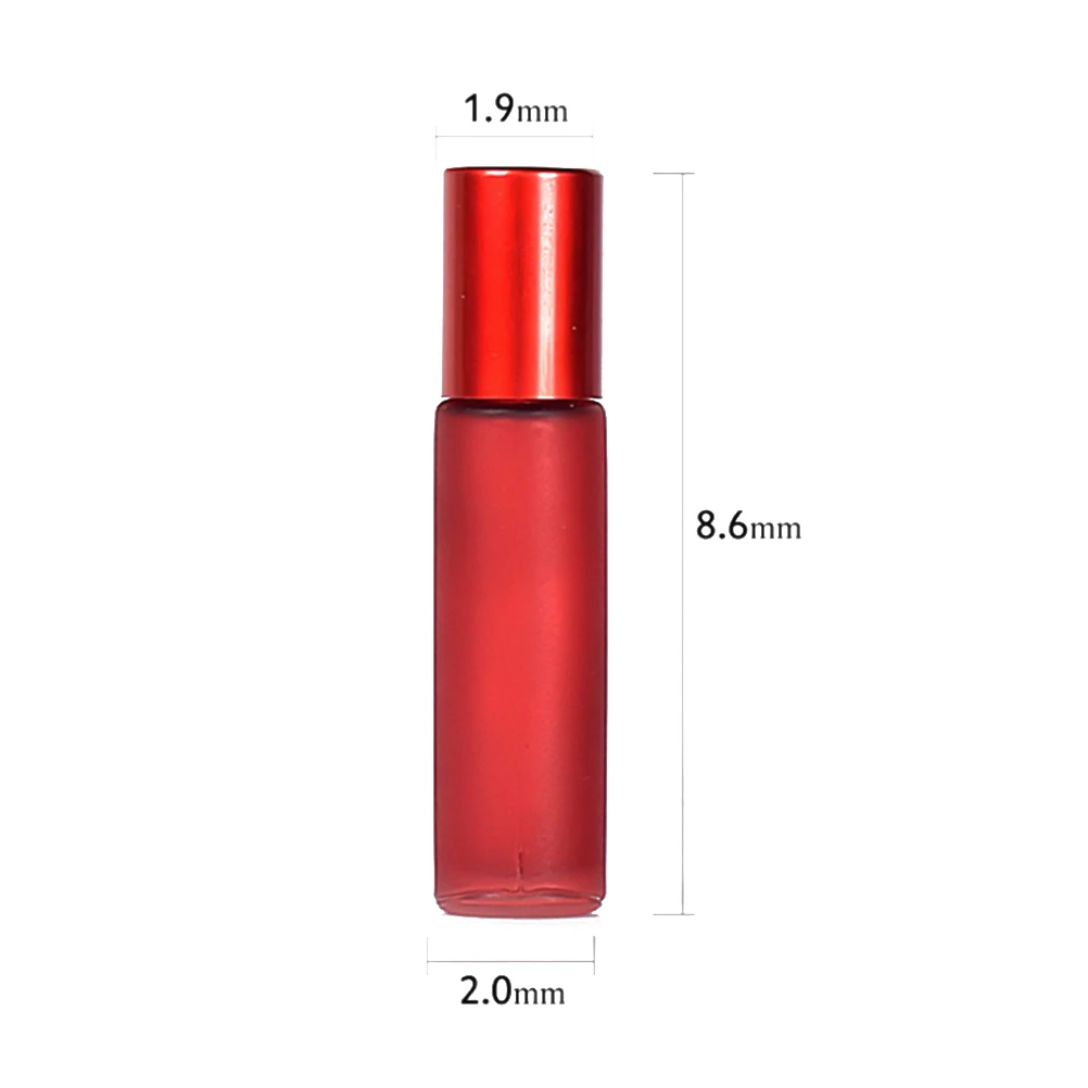 

1 set 10Ml Roller Portable Leakproof Refillable Glass Sub Bottles Travel Essential Oil Perfume Rollerball Bottles
