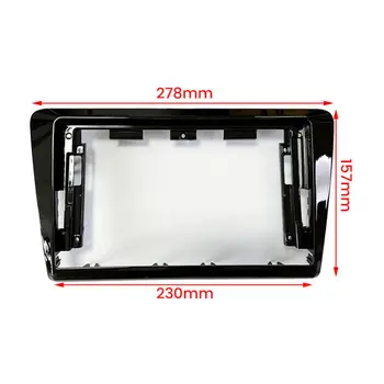 適用於SkodaRapid、西雅特Toledo的9吋車用收音機框架套件,包含立體聲磁帶錄音機、GPS導航儀、儀表板安裝主機面板裝飾框 10 最佳銷售 西雅特托萊多車身套件 - №7