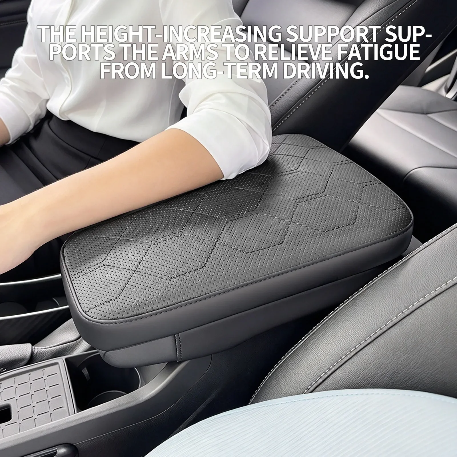 For Toyota Land Cruiser FJ 2026 Car Central Console Armrest Box Heightening Pad Memory Cotton Armrest Protective Pad Accessories