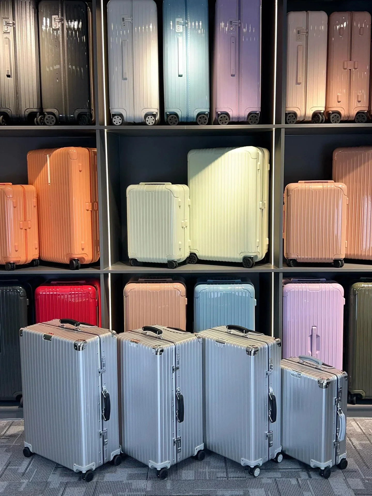 سلسلة أمتعة متخصصة، حقيبة عربة فاخرة بلون سادة، حقيبة بمقبض من سبائك الربيع، حقيبة سفر فاخرة لهدايا العطلات #3