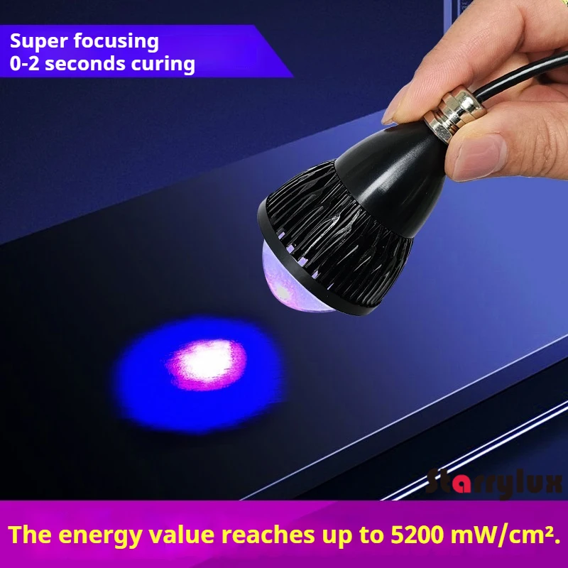 5W/8W Fish Eye UV Glue Curing Light USB Super Focus Spot Source Precision Component UV Lamp Phone Repair