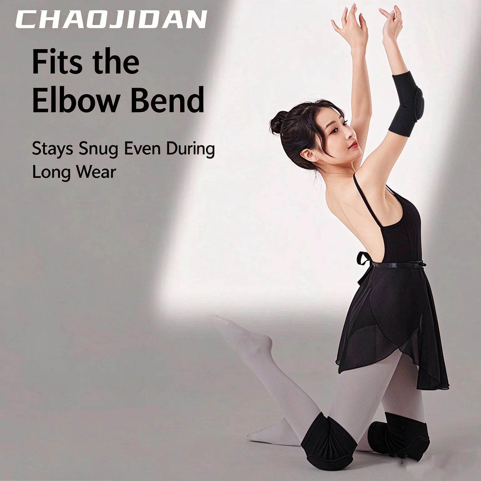 Knee Elbow Pads Set Thick Sponge Protective Gear Anti-collision Knee Elbow Brace for Volleyball Dance Yoga Gardening Protector