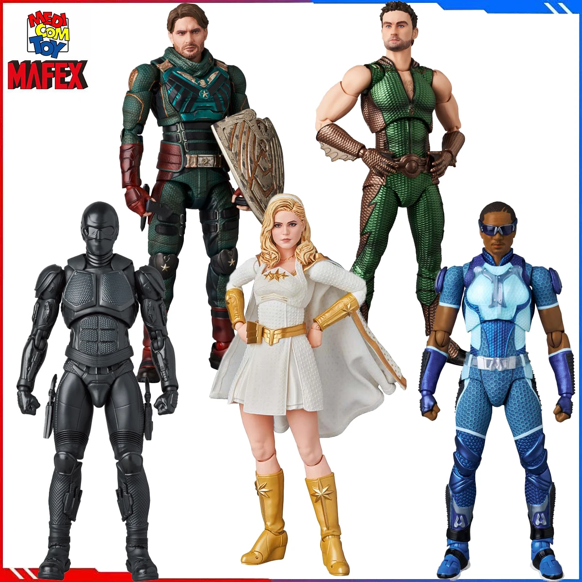 Medicom Toy MAFEX Black Noir Starlight A-Train Soldier Boy Deep 