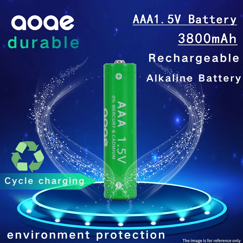 Original Rechargeable Battery AAA3800mAh Computer Clock Radio Video Game Digital Camera AAA Alkaline Battery