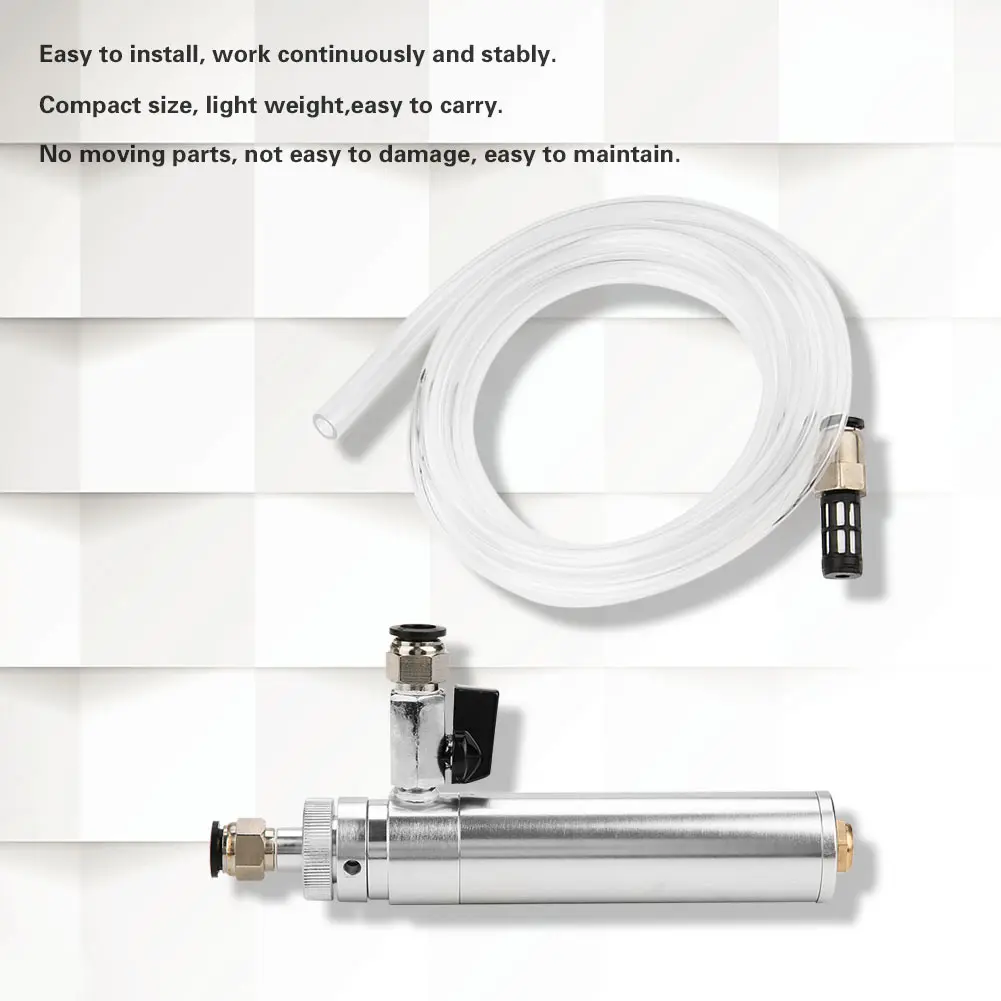 مسدس هواء بارد، مسدس تبريد جاف للهواء البارد، عملية ميكانيكية قابلة للتعديل، مسدس تبريد جاف للهواء البارد وأنبوب مرن