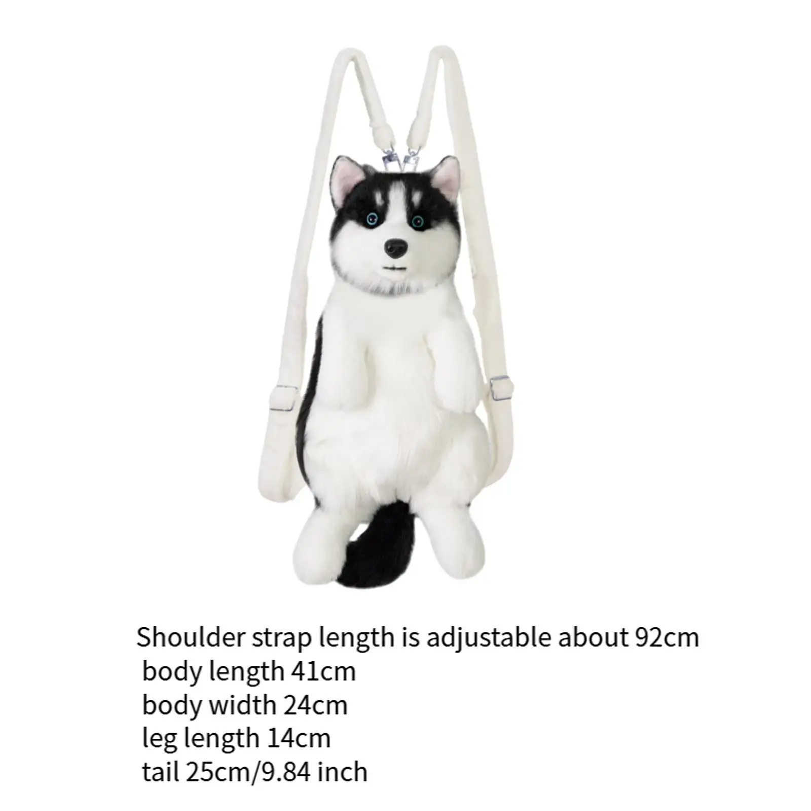 Dog Shaped Backpack Adorable Soft Stylish Daypack for Child Girls Pet Lovers