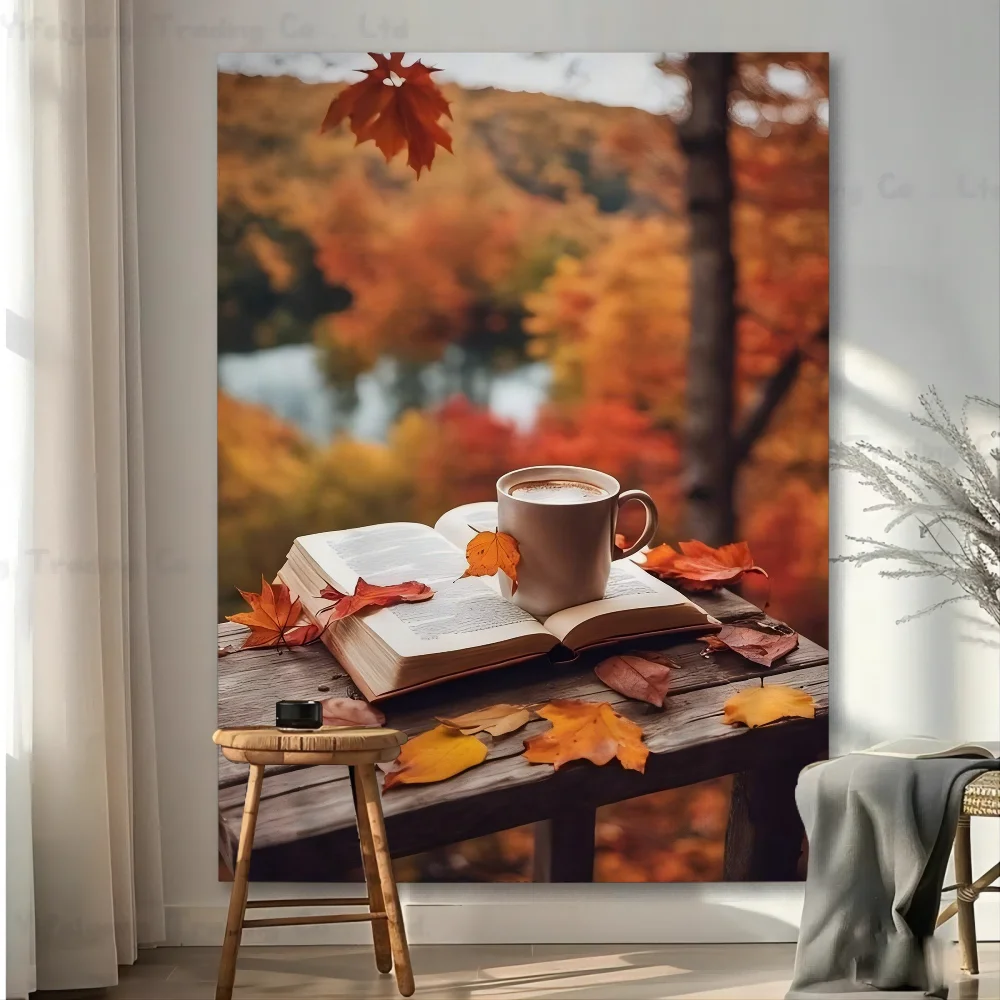 

Autumn Yellow Pumpkin Anime Tapestry Art Science Fiction Room Home Decor Wall Art Decor