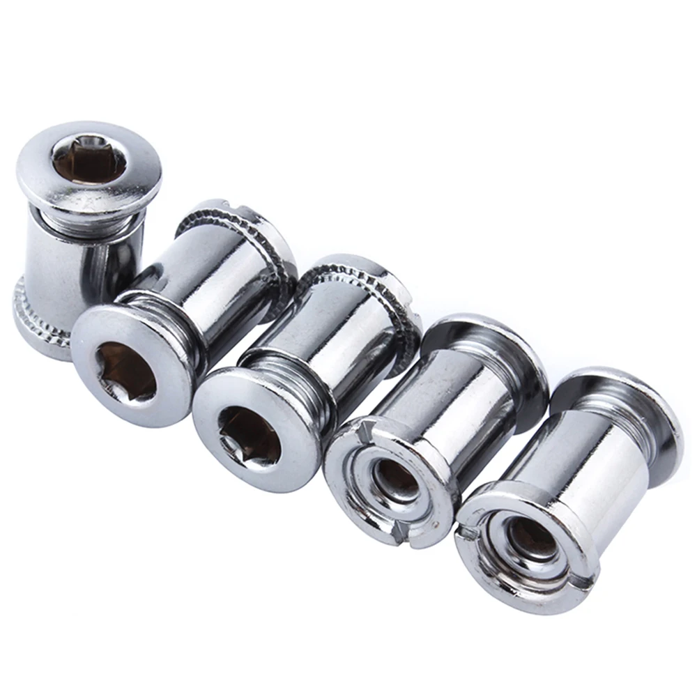 5 قطعة مسامير عجلة السلسلة الصلب دراجة اكسسوارات كرنك المكسرات أجزاء الدراجة الأسنان القرص مسامير الأظافر كرانسيت البراغي لوحة القرص مسمار