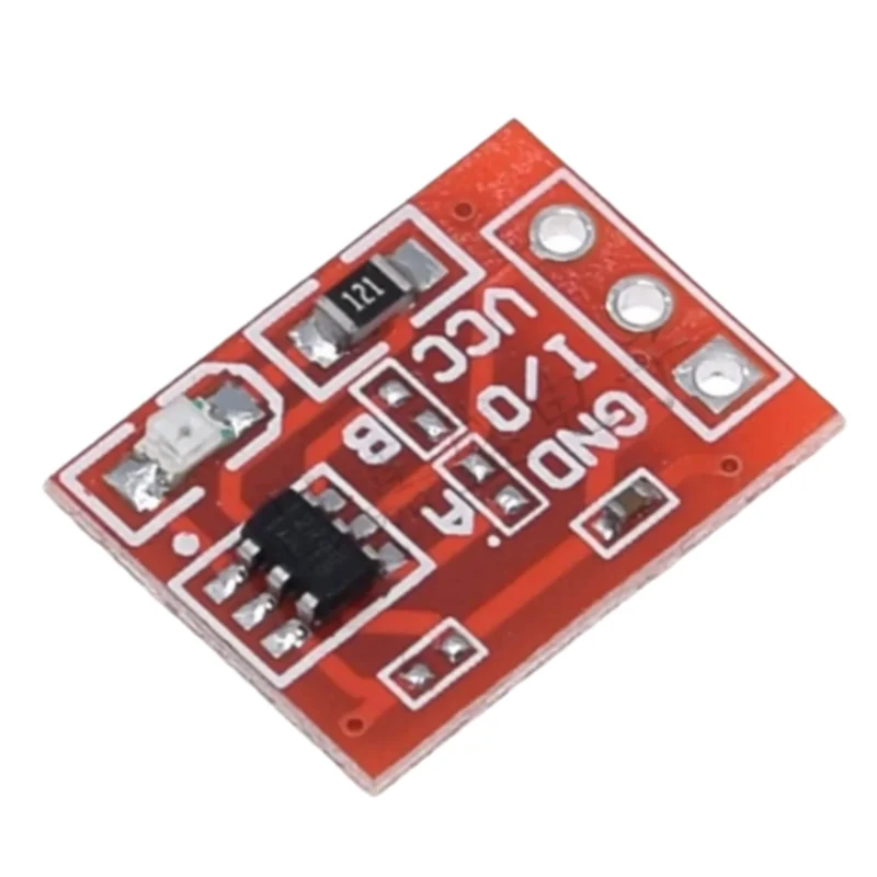 10 個の TTP223 タッチボタンモジュール、セルフロック、インチング、容量性、スイッチ、シングルチャンネル修正