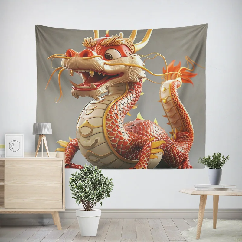 Psychedelic Animal Pattern Theme Tapestries for Carnival Party and Gothic Theme Bedroom Wall Decoration Hanging Cloth
