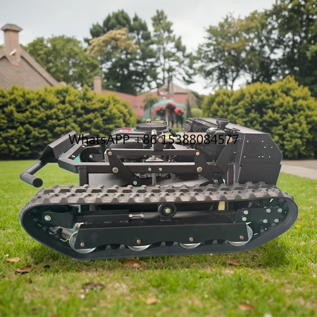 

NEW Lawn Tractor Crawler Robot Remote Control Machine Grass Cutter Lawn Mower