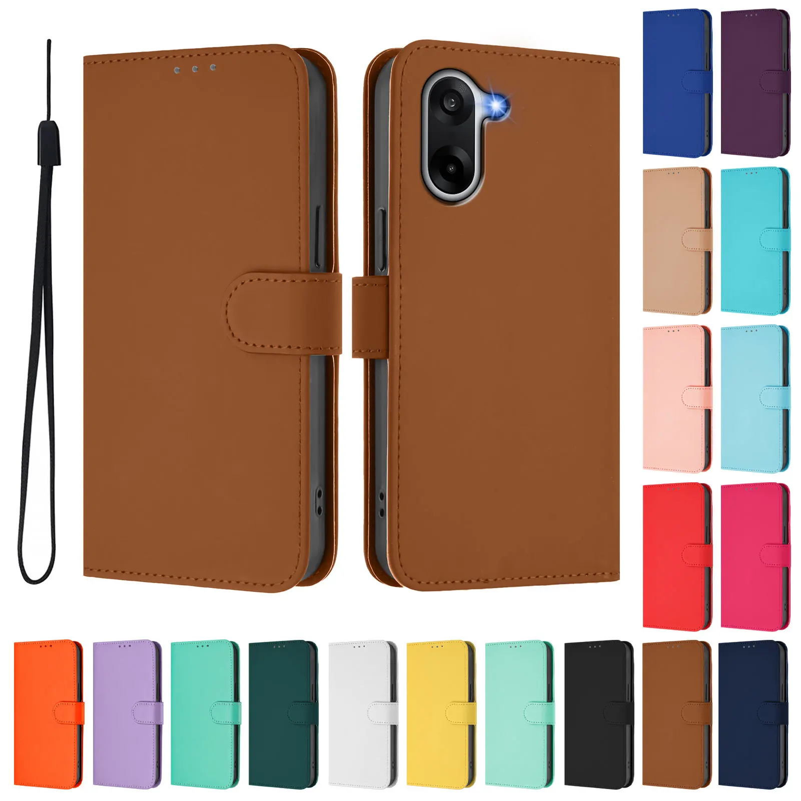 Capa carteira de couro flip para oneplus nord5 ce5 ace 5 pro ultra racing capa de livro magnético titular escudo capa cordão coque fundas