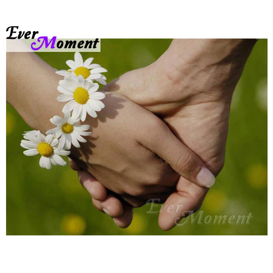 

Алмазная картина Ever Moment, руки, пейзаж, мозаика, вышивка, 5D DIY, полная квадратная вышивка крестиком, украшения ручной работы ASF1505