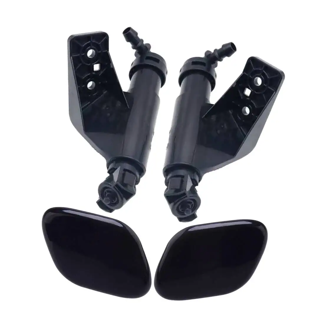 98671-2W000 98672-2W000 98671-B8000 98672-B8000 Headlight Washer Spray Nozzle & Cover Cap Set Fit For Hyundai Santa Fe 2013-2016