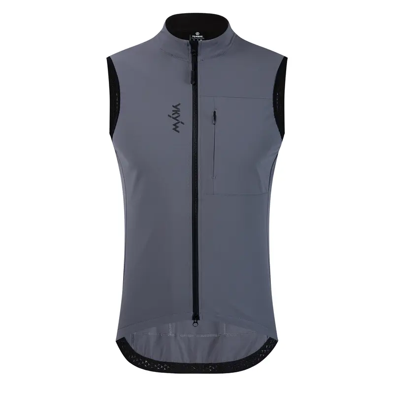 YKYWBIKE Men Cycling Gelit Thermal Fleece Bicycle Windbreaker Sleeveless Bike Vest Windproof Waterproof Cycling - Image 8