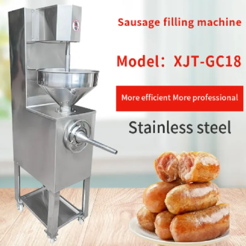 

Fully Automatic Sausage Mixer Stainless Steel Spanish Sausage Machine Vertical Kitchen Sausage Filling Machine