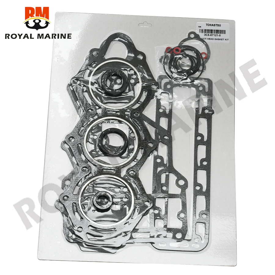 3C8-87121 3C8-87121-0 Power Head Gasket Kit For TOHATSU NISSAN boat motor 2T 40HP 50HP NS40D2 NS50D2 Outboard Engine parts