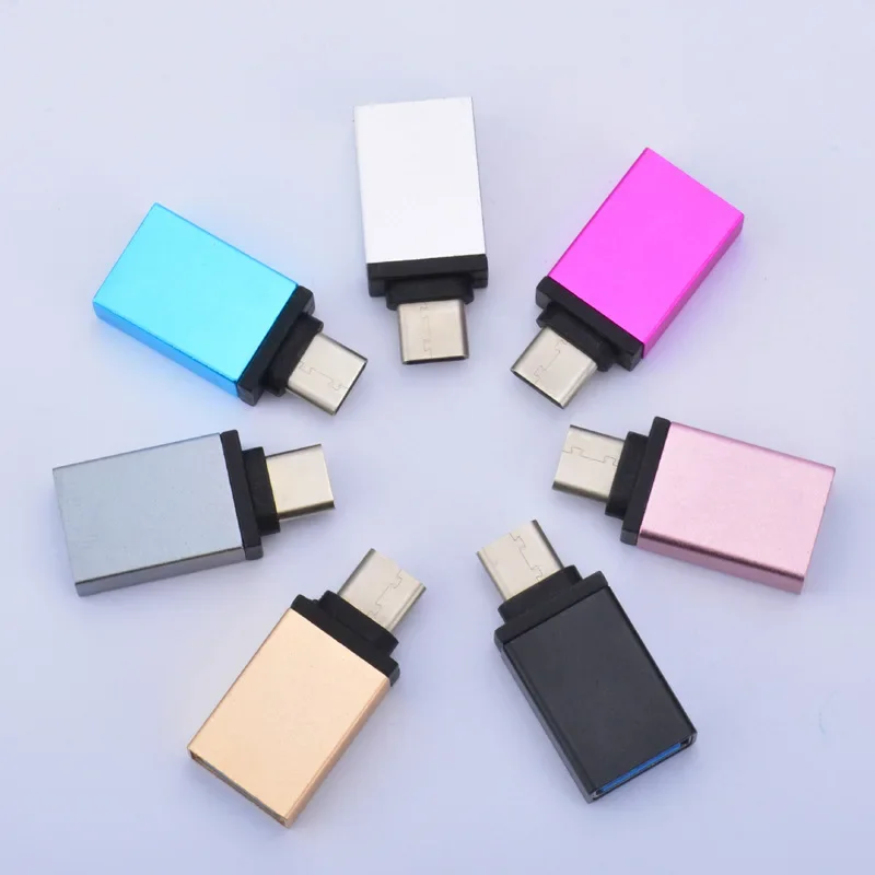 USB 3.0 To Type C Adapter OTG To USB C USB-A To Micro USB Type-C Female Connector For HUAWEI Samsung Xiaomi POCO Adapters