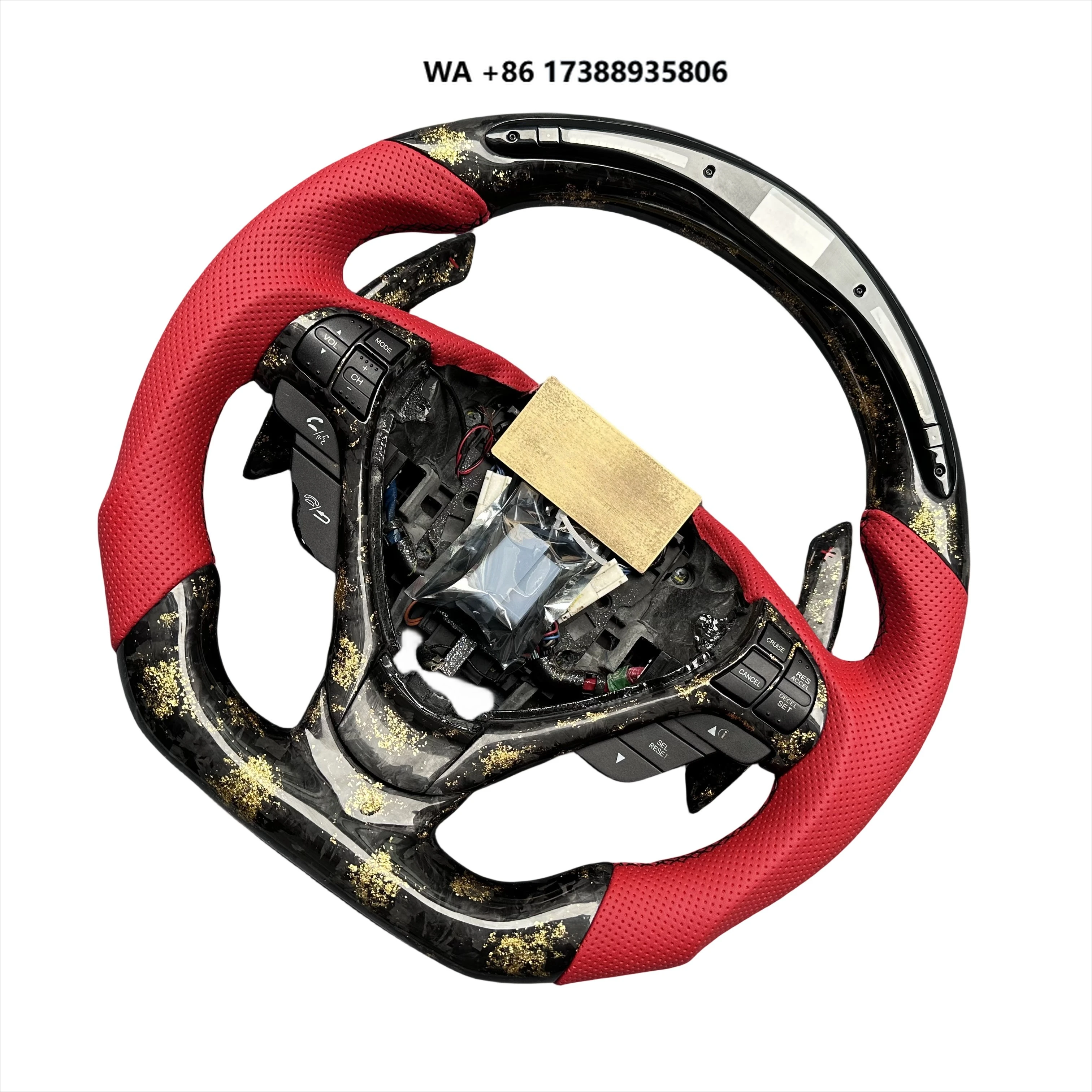 Modi-Hub Custom Carbon Fiber Car Steering Wheel for 2009 2010 2011 2012 2013 2014 TL