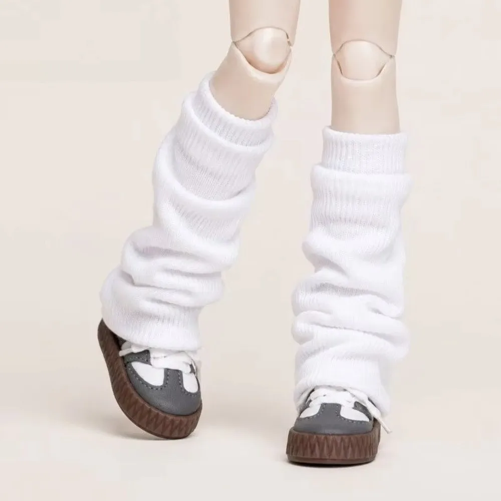 1Pair 1/6 Scale BJD Thigh Socks Knee High Stretch Textile Doll Leg Warmers Ankle Length for OB22 OB24 Azone Blythe Doll
