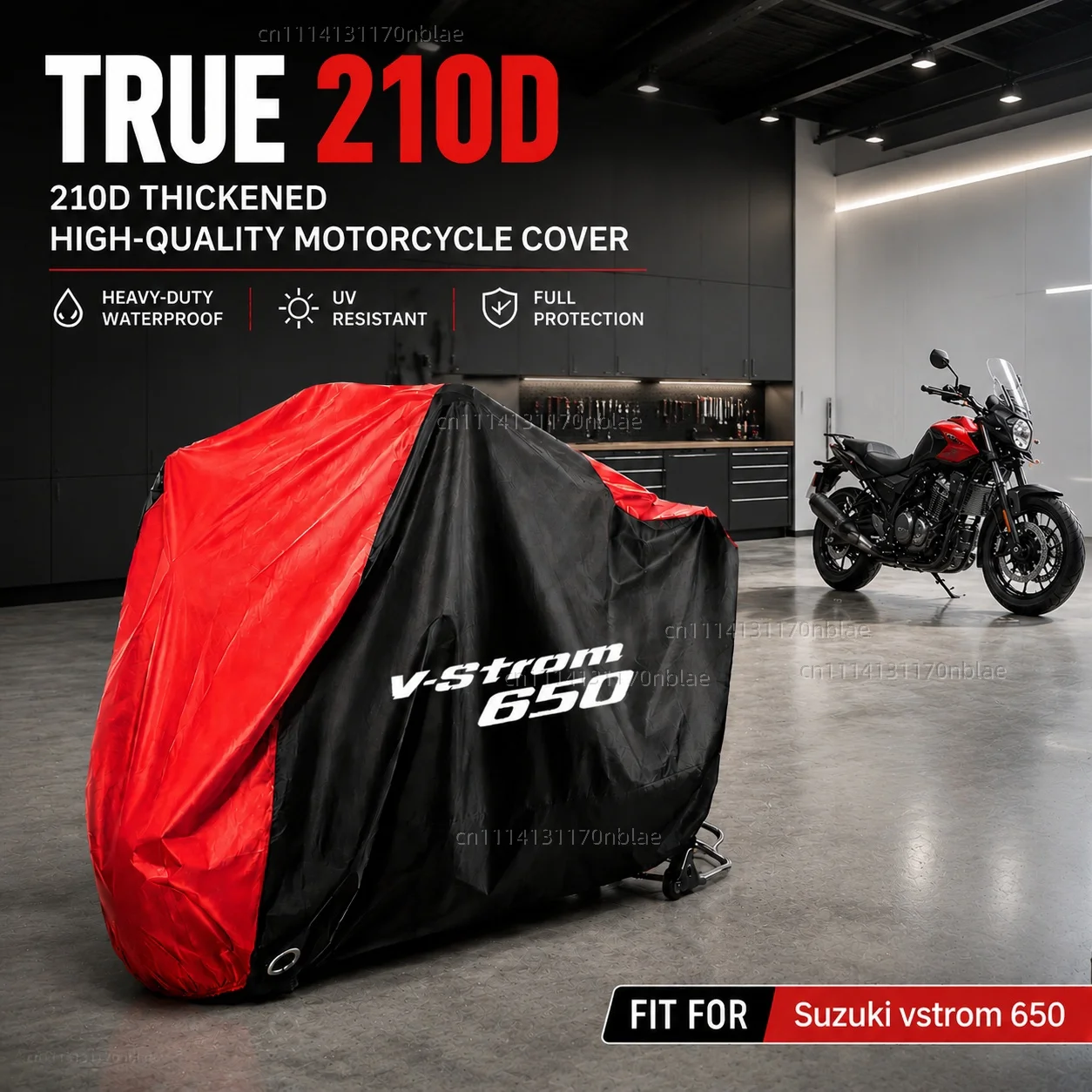 For Suzuki vstrom 650 DL650 650XT v-strom 650 xt vstrom650 dl 650 210D Motorcycle Cover Waterproof Dustproof UV Rain Cover