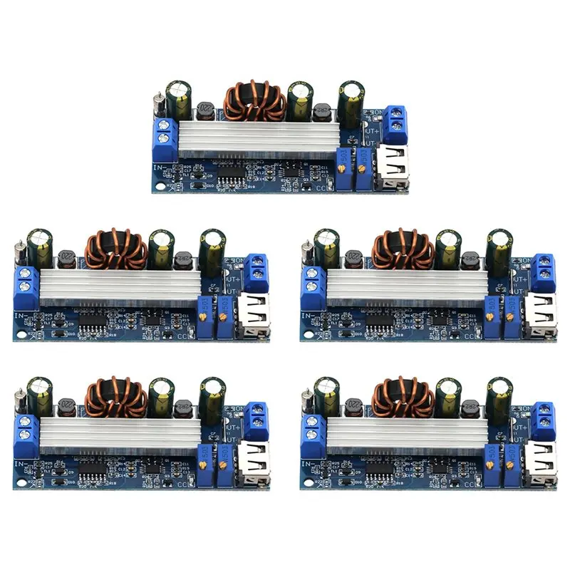 Curated Collection DC Step Up Boost Converter 2-24V To 3-30V 4A 80W Adjustable Regulated Power Supply Module 5Pcs CC CV