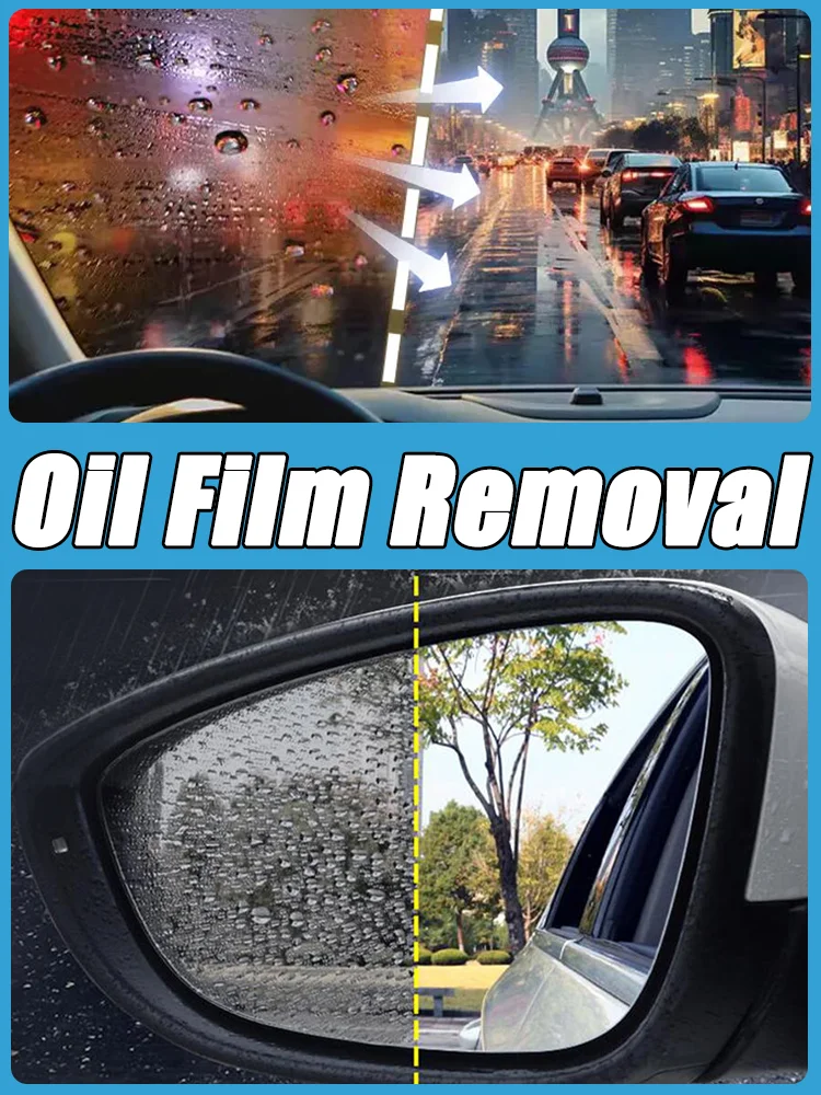 

Glass Oil Film Quickly Removal Cleaning Car Windows Windshield