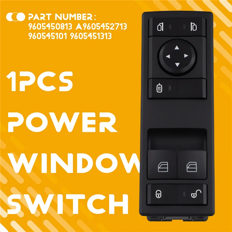 

A95E-Car Glass Lifting Switch For MP4 A9605452713 9605450813 Window Switch For MP4 Power Window Switch
