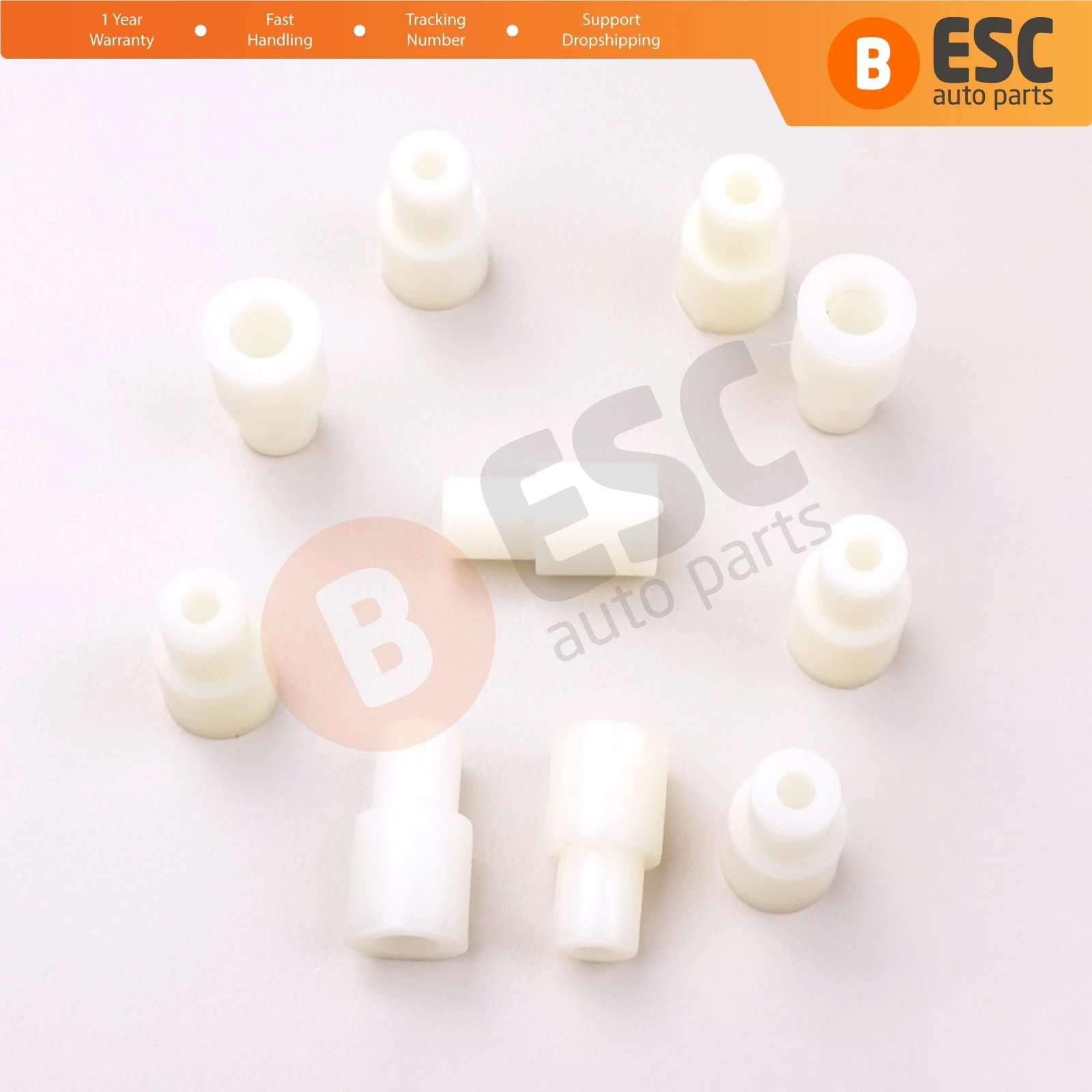 ESC Auto Parts ECP015 10 Pieces Cable End Rope Dowel for Window Regulator Winder Mechanism Type BCP015 Fast Handling