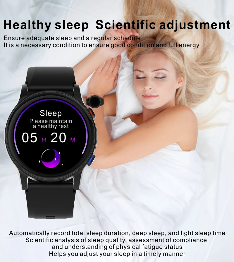 Senior Smart Phone Watch 4G LTE GPS Watch L10N 2-Way Calling Fall Alert Health Tracking SOS Bracelet