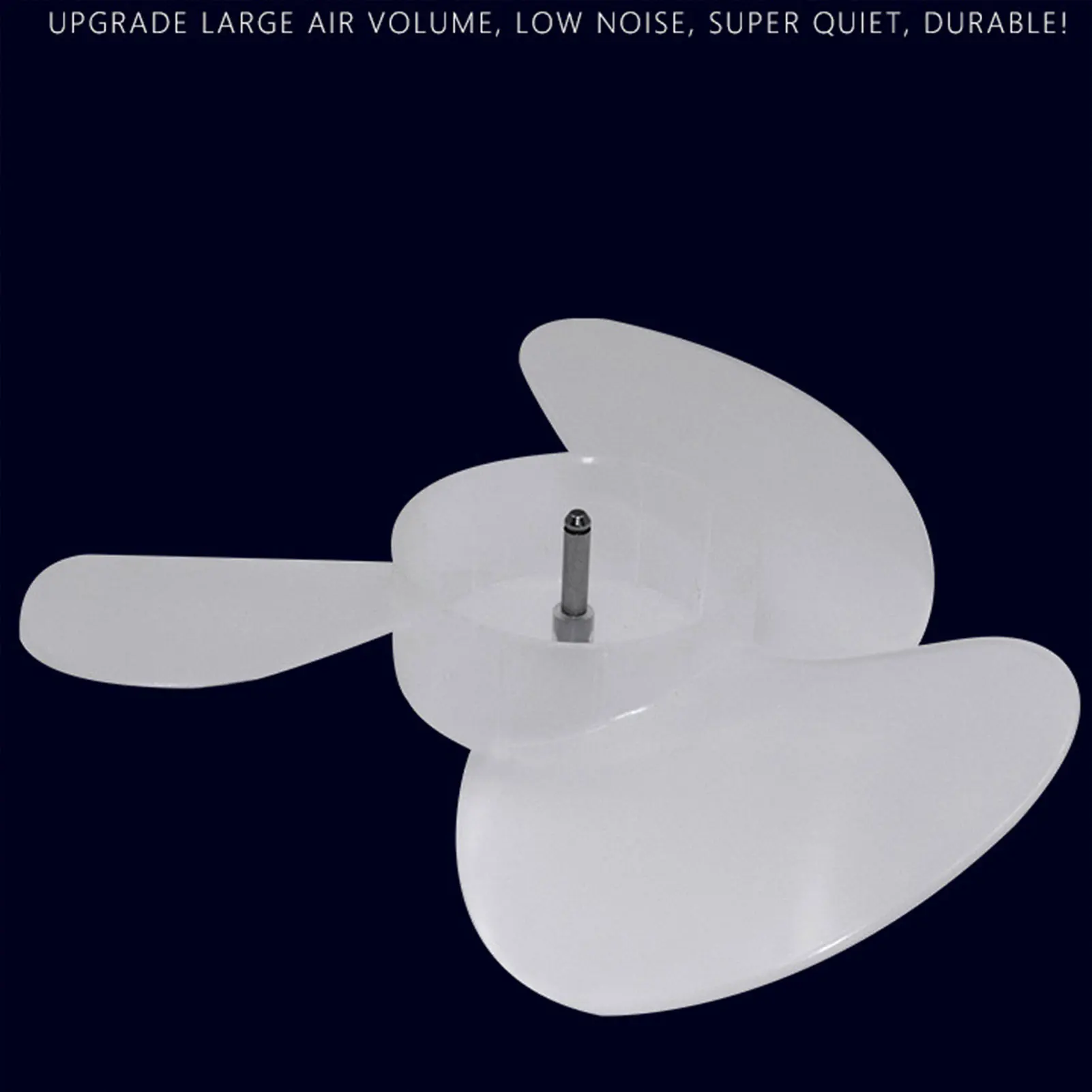 Aspas de ventilador eléctrico, accesorios de ventiladores de plástico para el hogar de 3 aspas para mantenimiento de pequeños electrodomésticos
