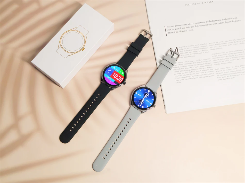 Neue ultradünne Smartwatch für Herren, AMOLED 3D-Bildschirm, immer aktuelles Zifferblatt, Sport, Fitness, wasserdicht, Herzfrequenz, Bluetooth-Anruf, Smartwatches – Detail 1