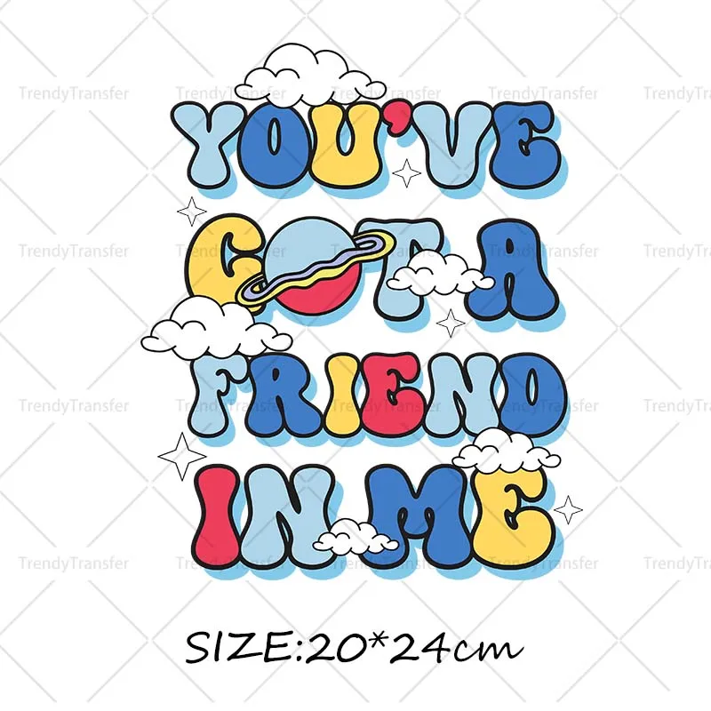 Retro Mickey Minnie Toy Story Ijzer Op Transfers Stickers Voor Kleding Thermische Stickers Diy T-Shirts