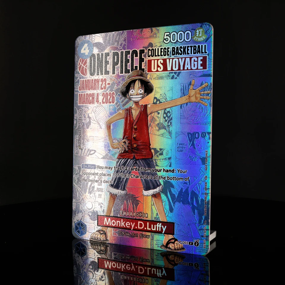4枚セット P-055 モンキー・D・ルフィ ワンピース TCG OPCG 英語