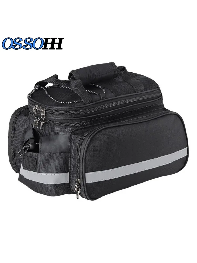 AliExpress NONE 1PCS Bike Rack Bag Bicycle Trunk Rear Rack Bag, Large Bike Saddle Shoulder Bag, Bicycle Pannier Bag for MTB Bike E-Bike
