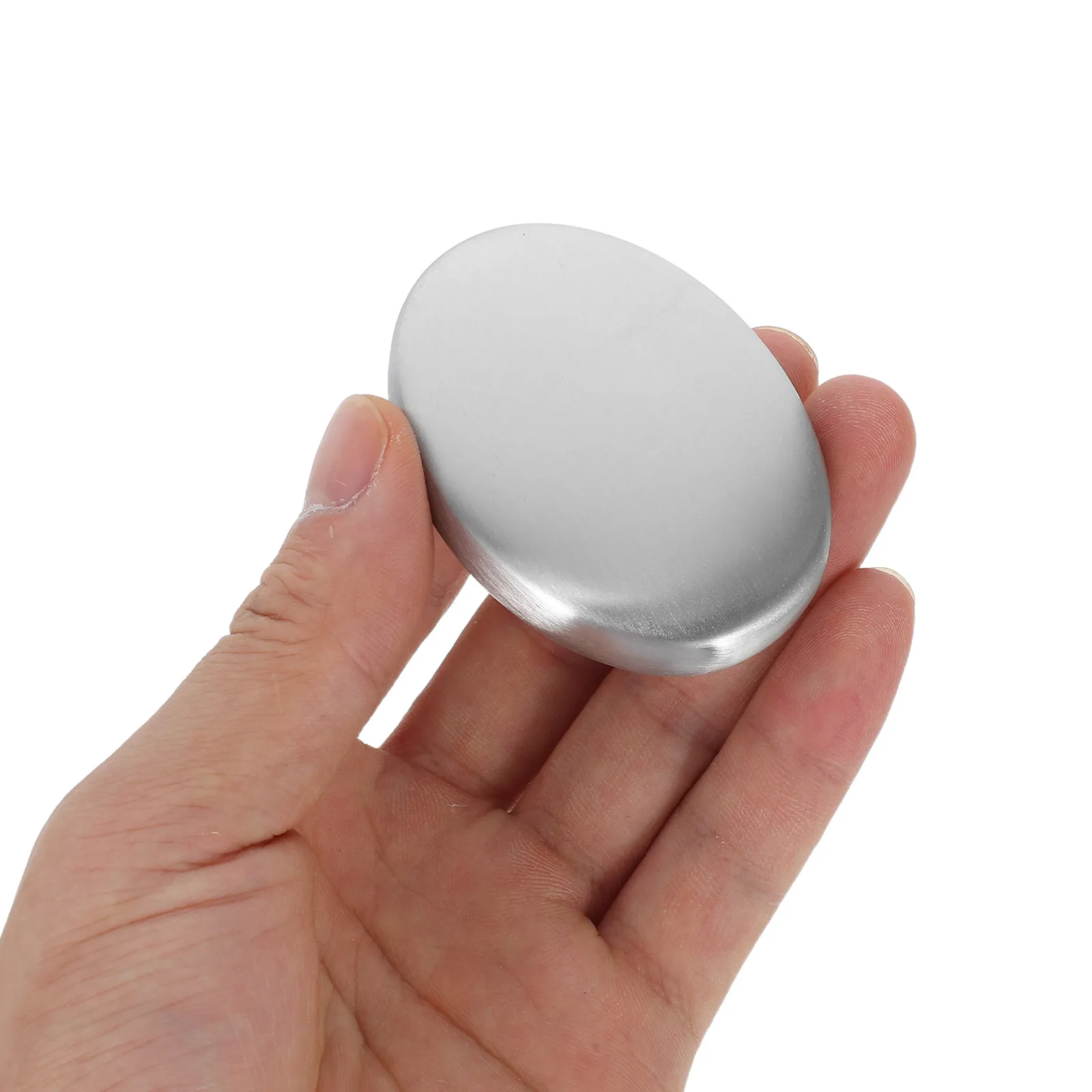 

3Pcs Stainless Steel Soap Odor Absorber Bar Kitchen Hand Washer Eliminates Garlic Onion Fish Smell Stainless Steel Soap