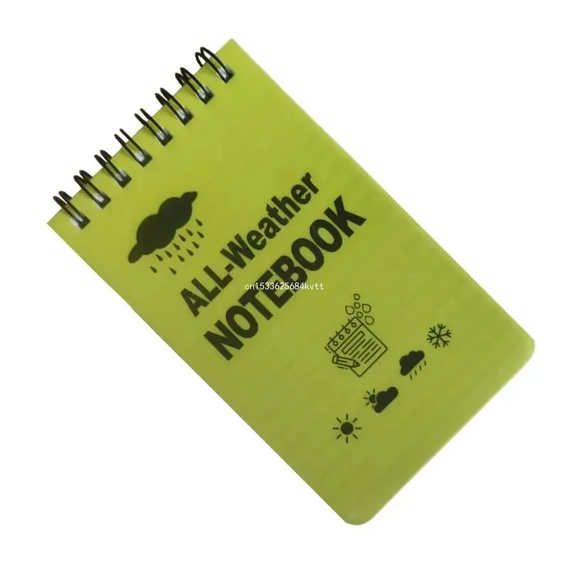 Waterproof Notebook All Weather Paper Notebook Pocket Notepad for Outdoor Office Dropship