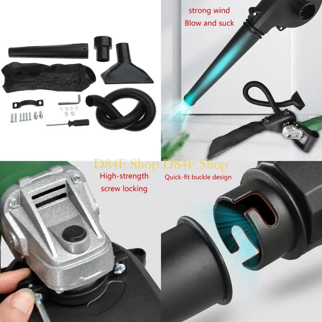 

D84F 2-в-1 угловой шлифовальный камень модифицированный вакуумный очиститель аксессуаров для уборки сада дома