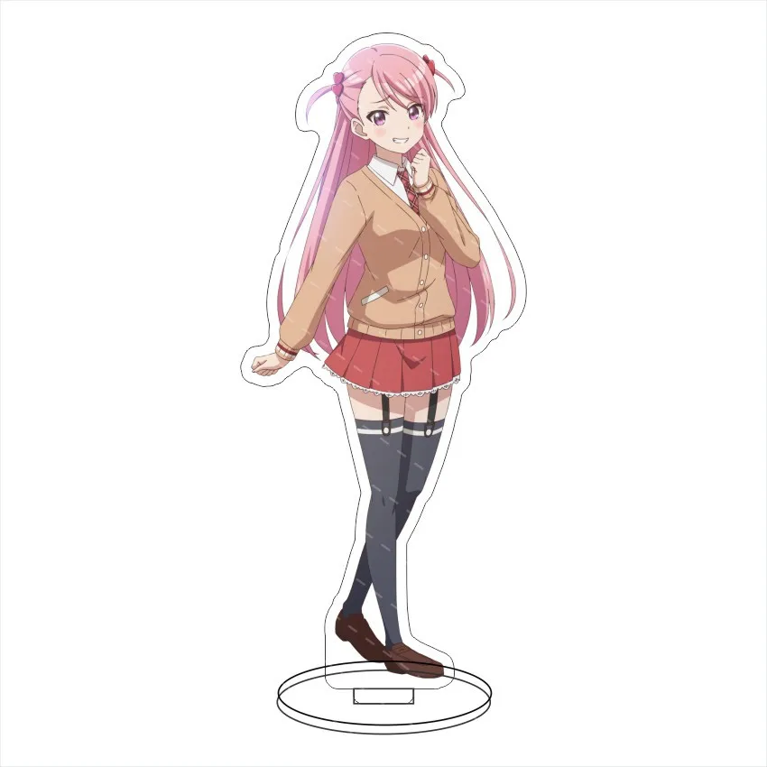 أنيمي 'أزواج مع فتاة أنا أكره في فدي شخصيات الاكريليك حامل نموذج لوحة المفاتيح المشجعين هدية عرض زخارف مكتب #3