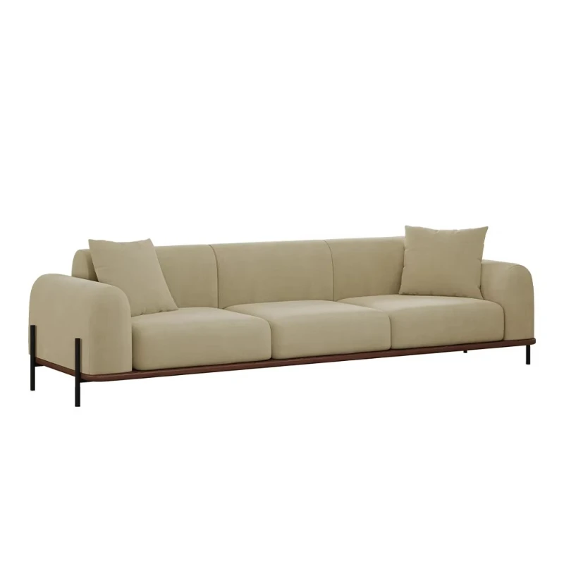 Luxury reversible cotton fabric modern modular style small living room combination sofa